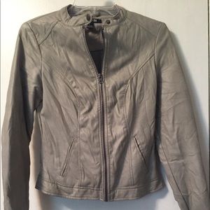 Faux leather jacket